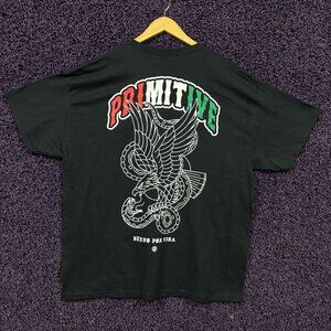 Primitive Mexican Flag Streetwear T-shirt size extra large